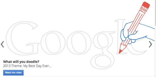 Google Doodles 2013 Logo Design Contest
